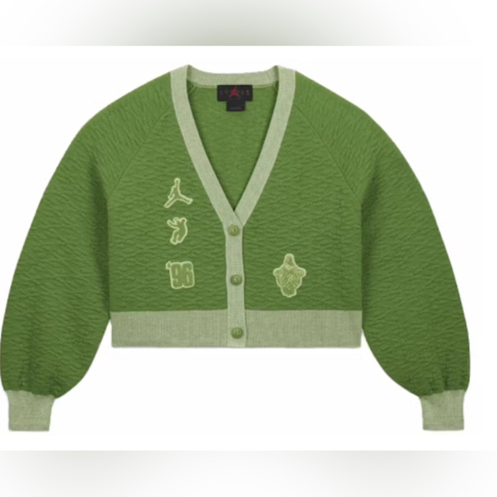 (WMNS) Air Jordan x UNION x Bephies Beauty Supply Cardigan 'Chlorophyll'- XS